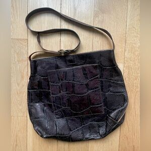 B. May Leather Crossbody Tote